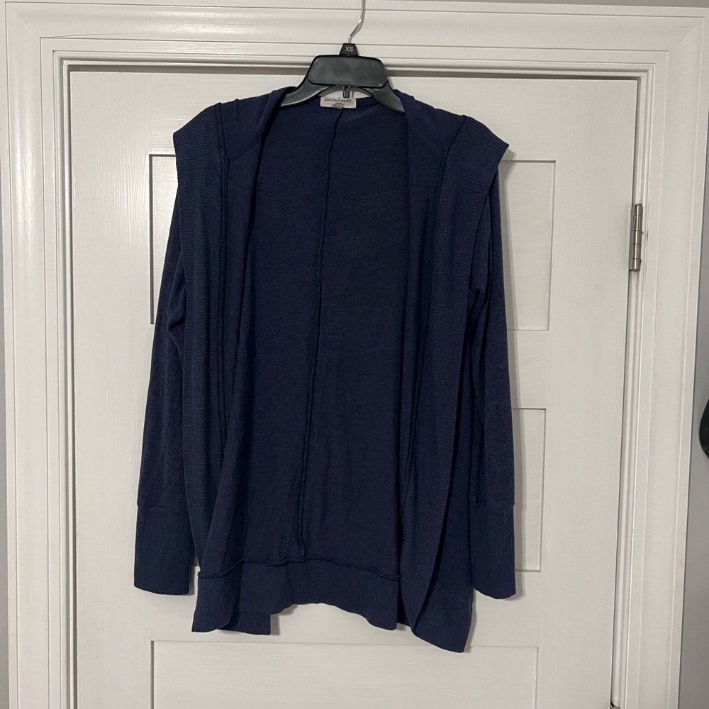 Women’s blue cardigan size Large